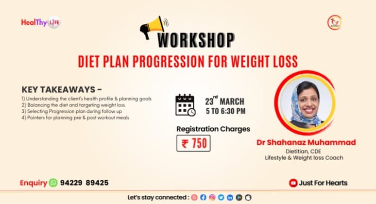WEBNARS Diet Plan Progression for Weight Loss